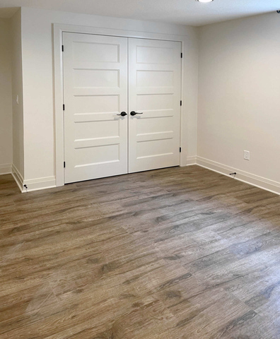 A renovated home interior. A London Ontario home renovation project by Brothers Construction 3 Inc.